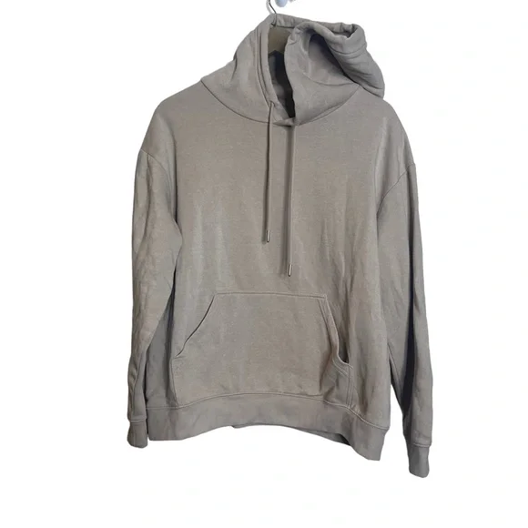 H&M Tops Hm Hoodie Oversized Size Large Beige Neutral Hoodie